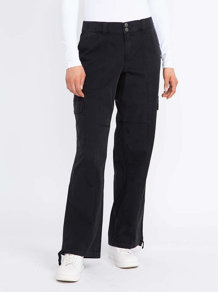 Women's 2 Button Baggy Cargo Pants