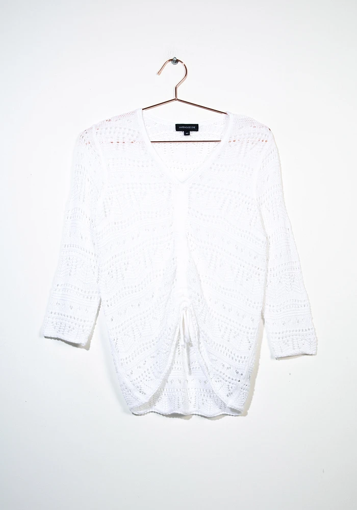 Women's Pointelle  Pullover