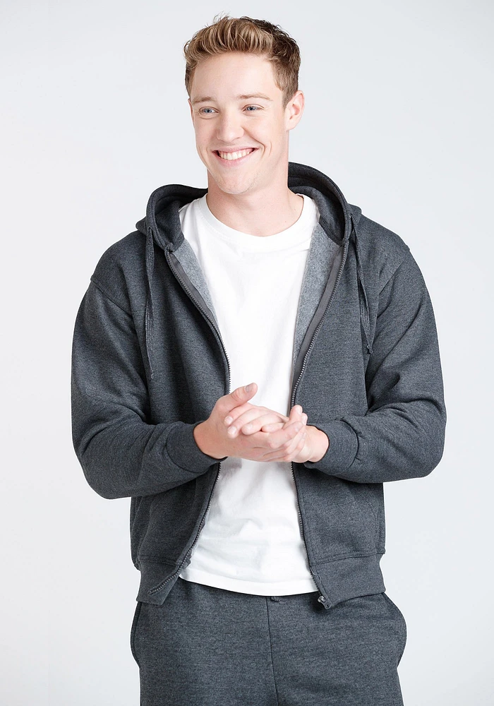 Men's Classic Zip Front Hoodie