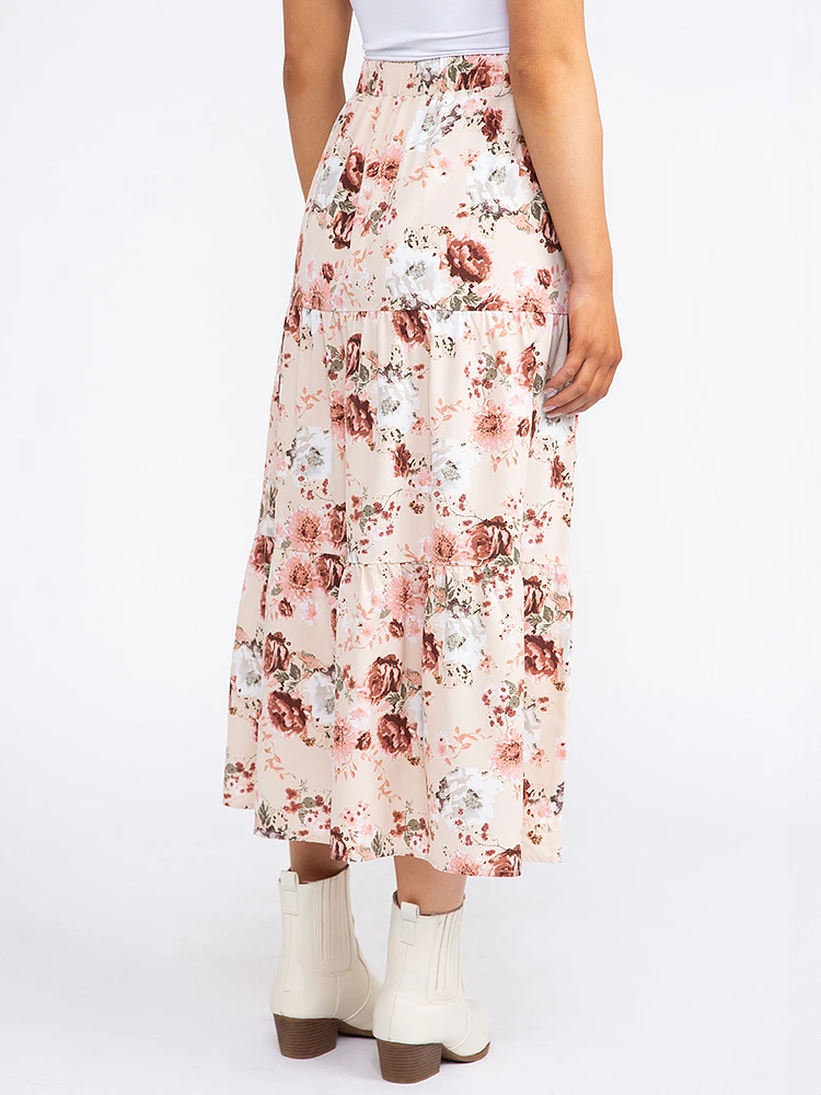 Women's Tiered Maxi Skirt