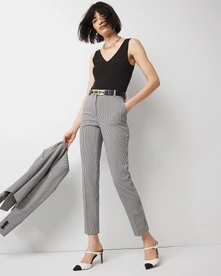 Petite WHBM® Elle Slim Ankle Gingham