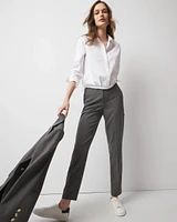Petite Drawstring Poplin Shirt