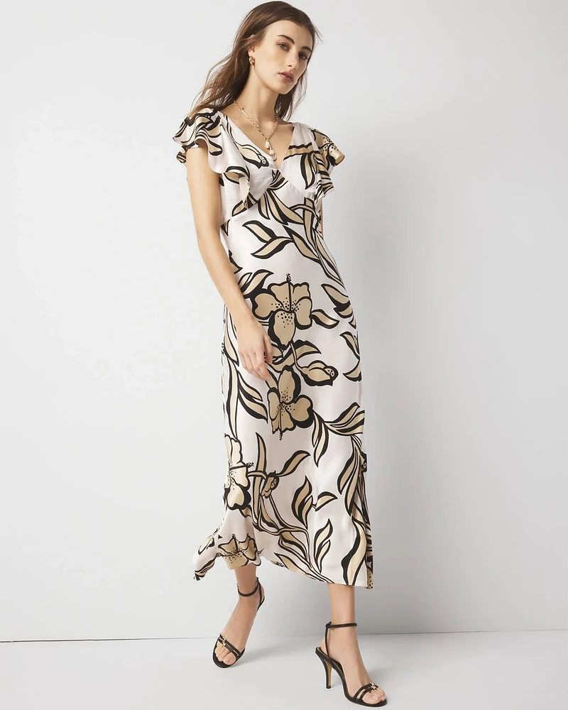Satin Slip Maxi Dress