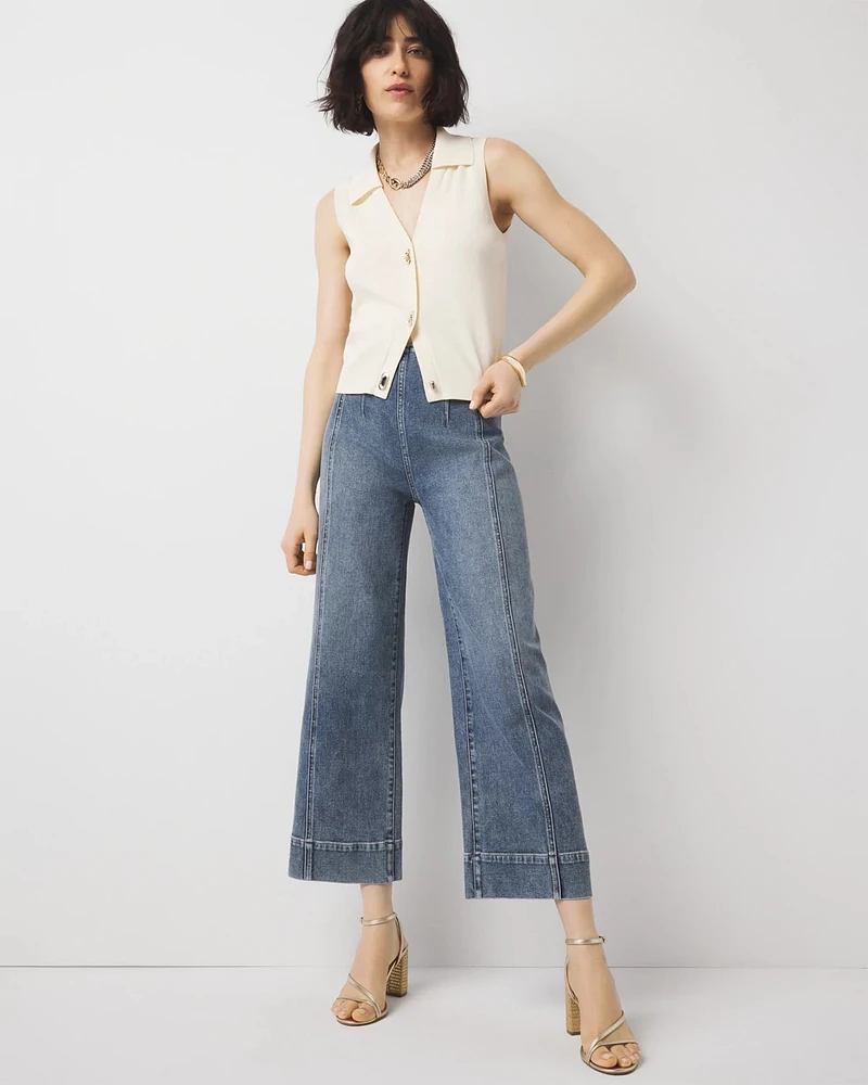 Extra High-Rise Wide Leg Cropped Jean