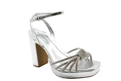 ARGENT EMBELISHED RHINESTONE