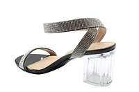 1739 NOIR VERNIS TALON TRANSPARENT