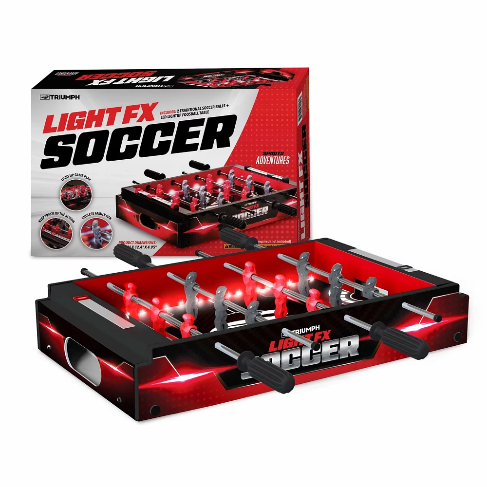 Triumph Sports Adventures Light FX Foosball Table at