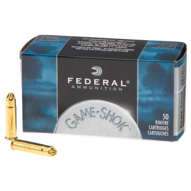 Federal Game-Shok No. 12 Lead Bird Shot .22 LR 25-Grain