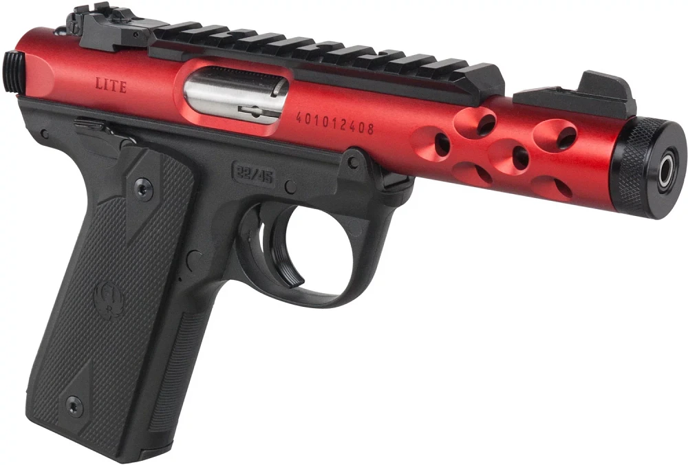 Ruger Mark IV 22/45 Lite Red 22 LR Semiautomatic Pistol at Hamilton ...
