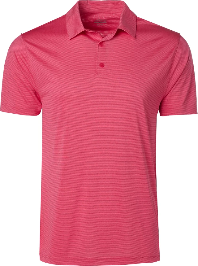 BCG Men's Golf Jacquard Short Sleeve Polo Shirt at Hamilton