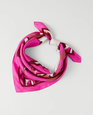 Ann Taylor Floral Silk Scarf Mimosa Women's | Dulles Town Center