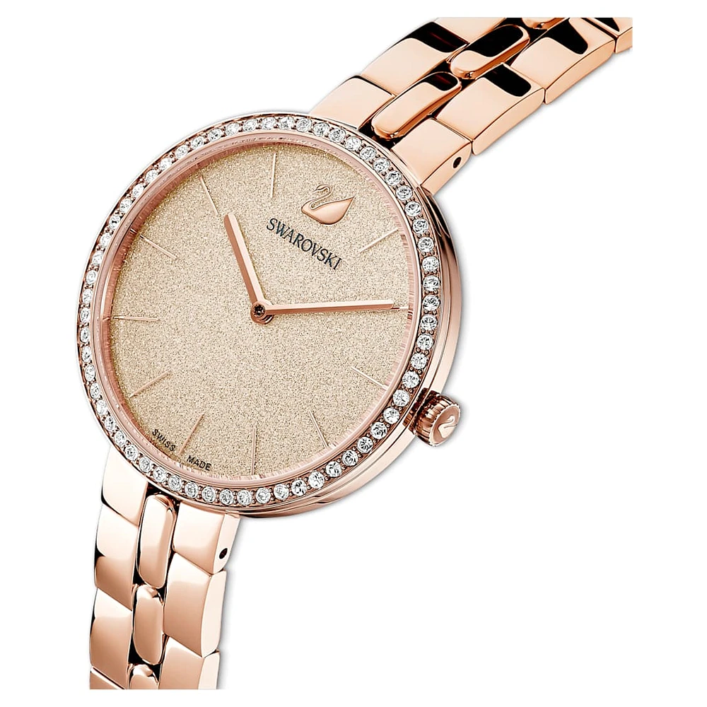 Swarovski Cosmopolitan watch, Swiss Made, Metal bracelet