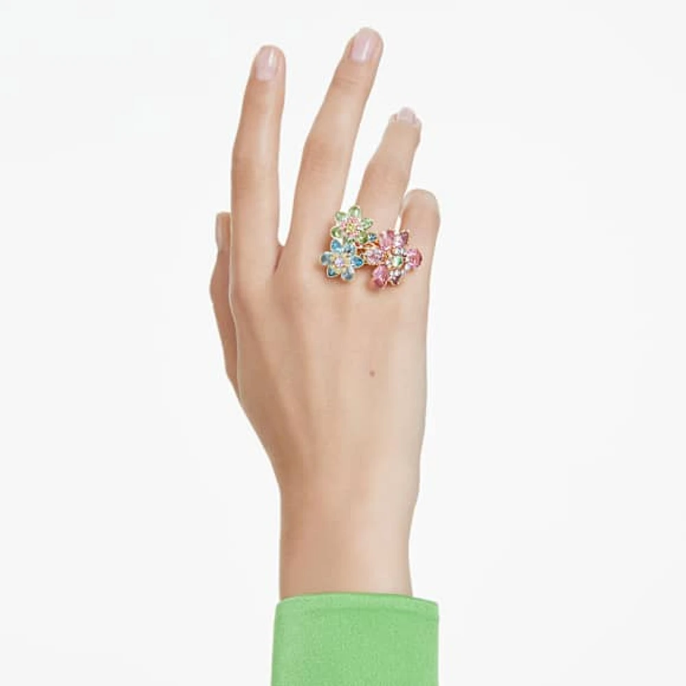Swarovski ldyllia オープンリング　フラワー　花　イディリア Swarovski ldyllia オープンリング フラワー 花 イディリア