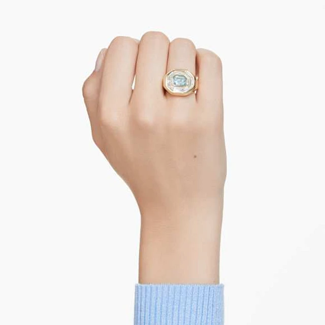 指輪・リング SWAROVSKI Stilla rose gold cocktail ring L 5642645 Stilla cocktail ring, Round cut, Pavé, White, Rose gold-tone