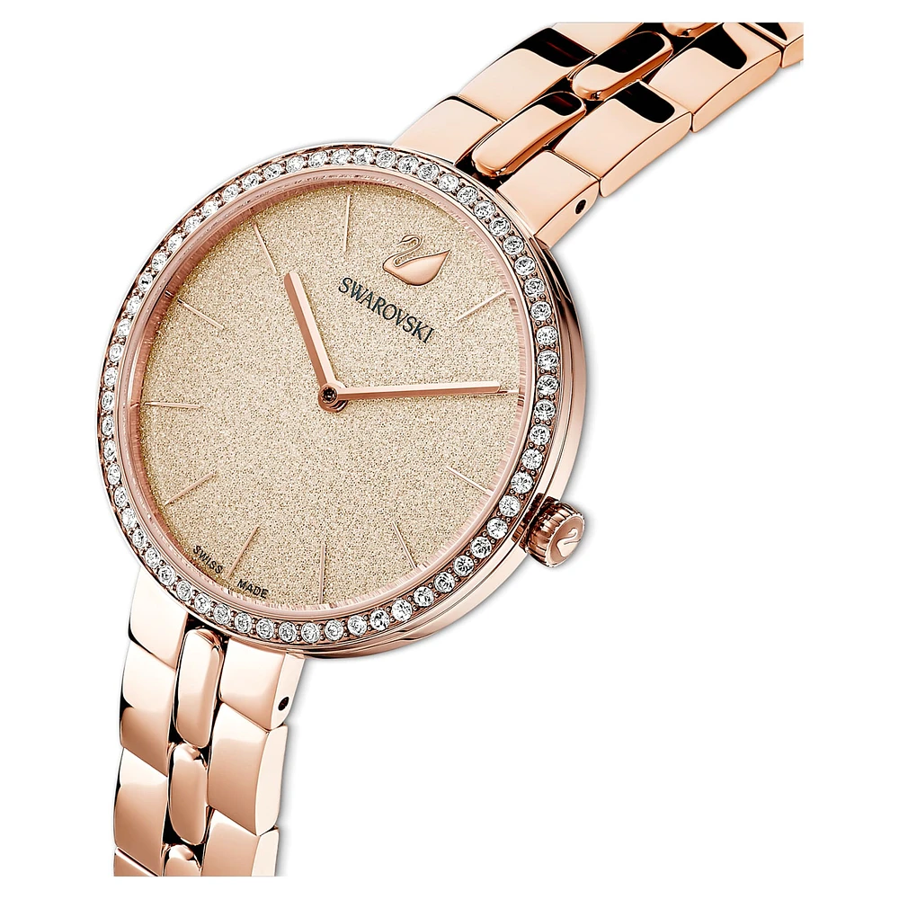 Swarovski Cosmopolitan watch, Swiss Made, Metal bracelet