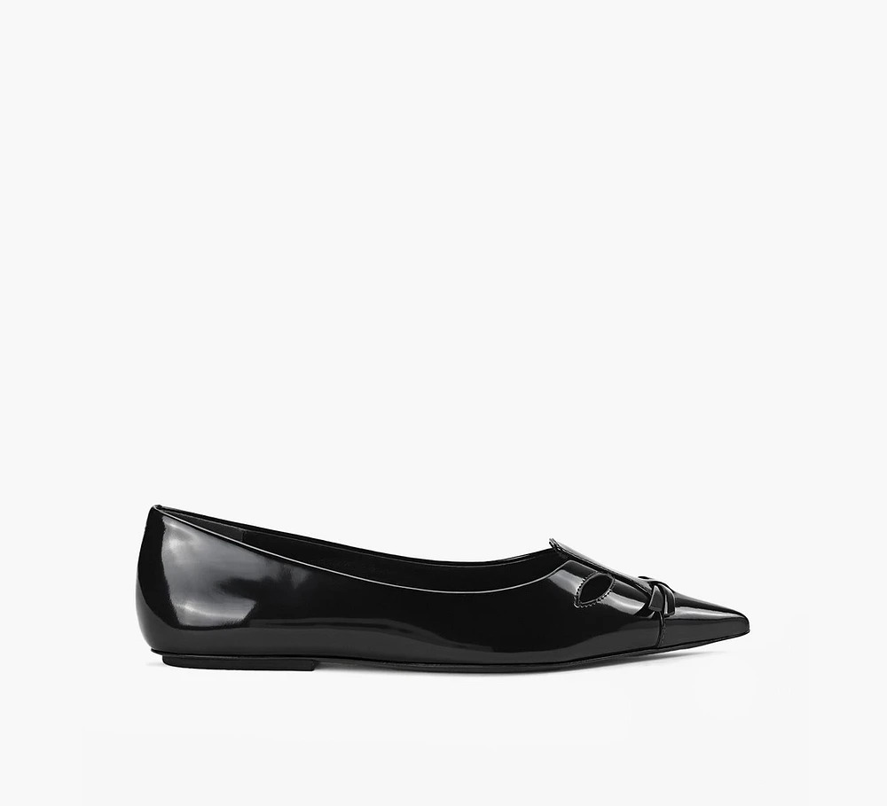 フラットシューズ The Kat Ballerinas - Marc Jacobs - Leather - Black Marc Jacobs The Kat Ballerina Shoes | Black | FARFETCH