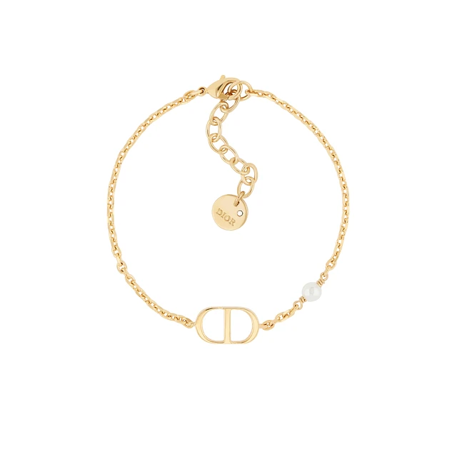 【幸運の象徴♥】DIOR Petit CD Lucky Charms ネックレス Petit CD Lucky Charms Necklace Gold-Finish Metal with a