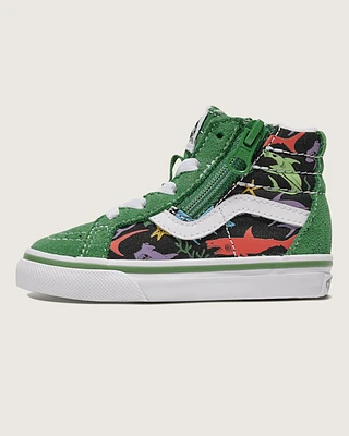 VANS Kids Sk8-Hi Reissue Side Zip Glitter Shoe | Square One