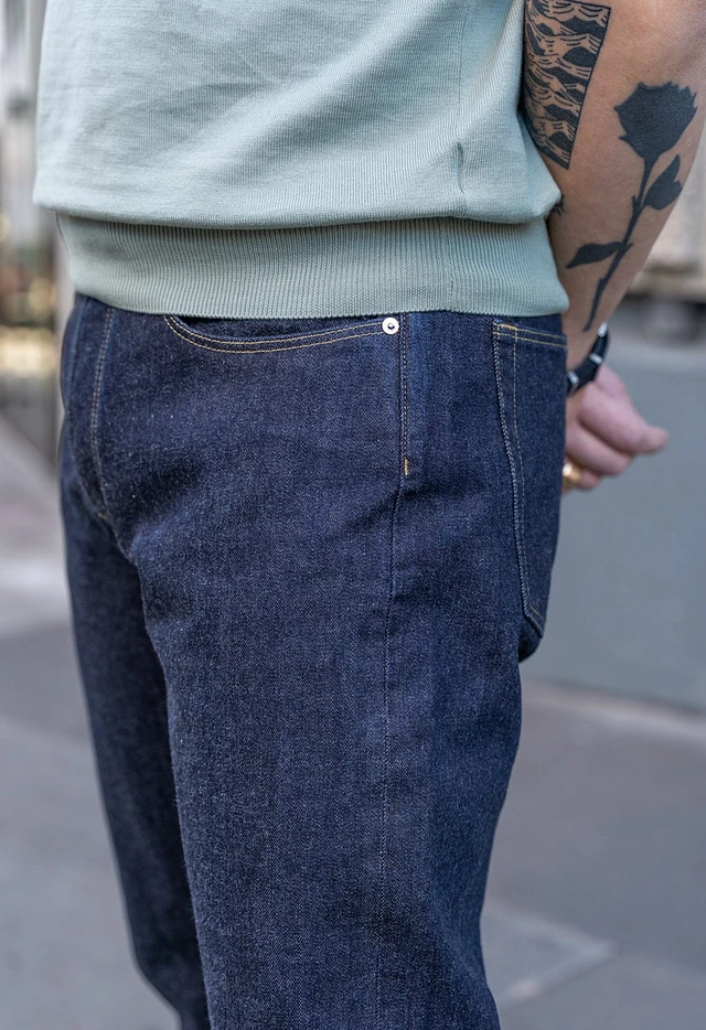 Blackhorse Lane WC2 Relaxed Tapered Indigo 14oz Japanese Raw