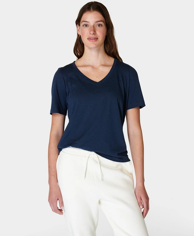 Sweaty Betty Essential V-Neck T-Shirt | King's Cross