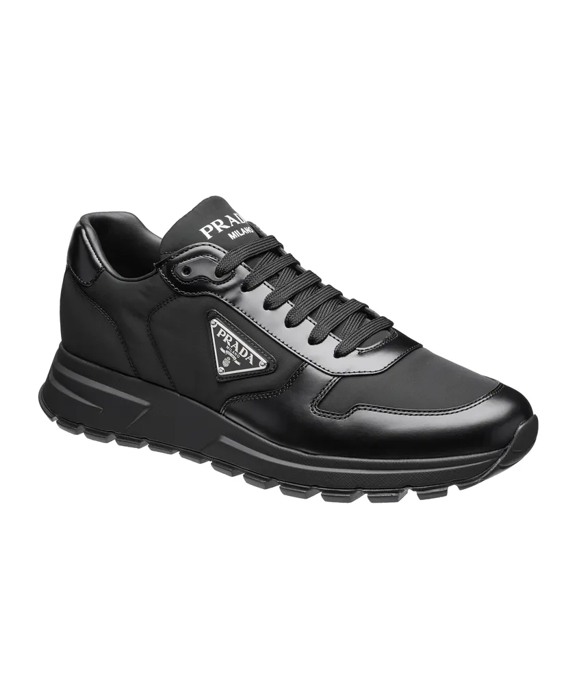 スニーカー Prada Prax 01 Sneakers In Nappa Black Prax 01 leather sneakers | PRADA