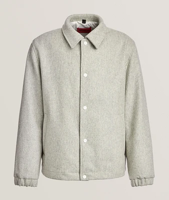 ジャケットその他 COOR Melange Wool Button Bomber Jacket 5FT0082 COOR Melange Wool Button Bomber Jacket 5FT0082