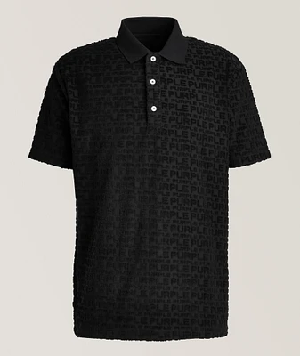 トップス BoTT square logo jacquard polo Excellent Condition】BoTT 22SS square Logo Jacquard Polo