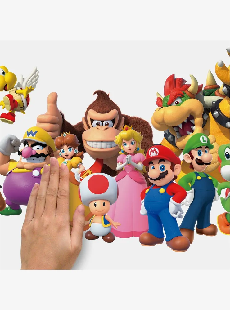 Gamer Super Mario Giant Peel & Stick Wall Decal With Alphabet at Mall ...