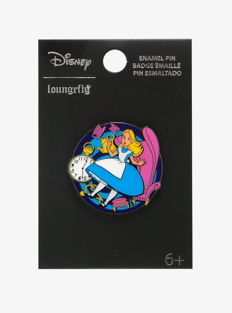 Disney Loungefly Disney Alice in Wonderland Alice Falling Enamel Pin ...