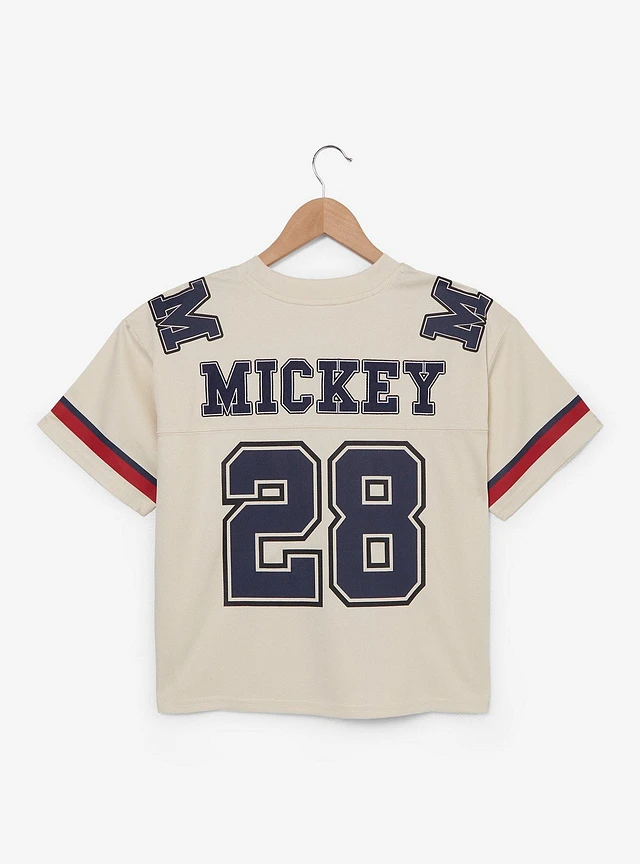 Disney Mickey Mouse Women's Cropped Football Jersey