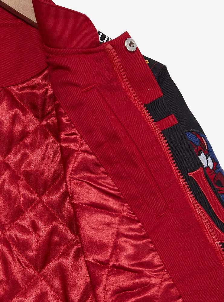 Mulan Disney Mulan Mushu Women's Cropped Moto Jacket
