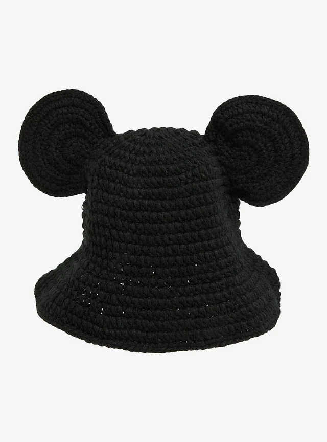 Disney Mickey Mouse Figural Knit Bucket Hat — BoxLunch