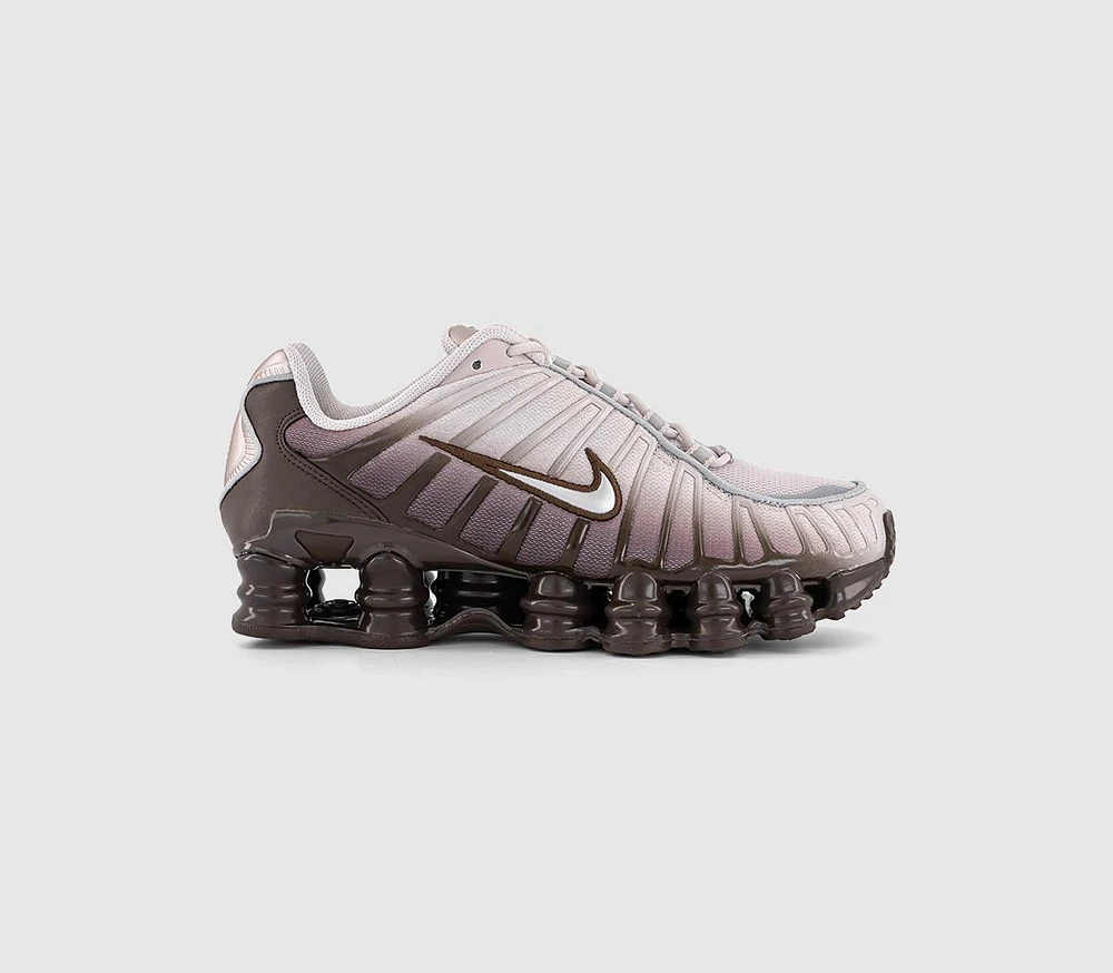 Nike Shox TL Trainers Baroque Brown Metallic Silver