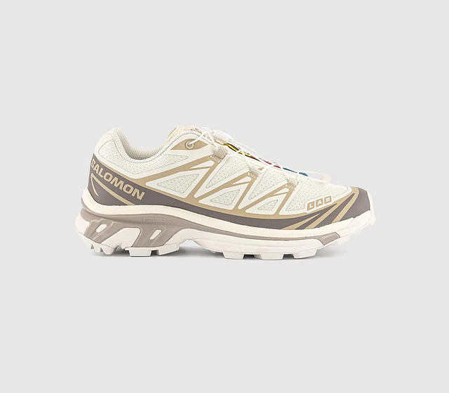 スニーカー Salomon XT6 Mindful 3 White Pepper Transparent Yellow Falcon Salomon XT-6 Mindful 3 Shoes - White Pepper / Transparent