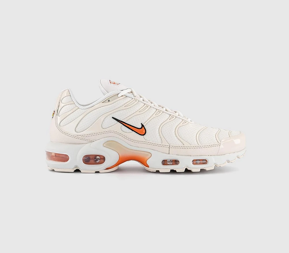 Nike Air Max Plus Trainers Phantom Safety Orange Light