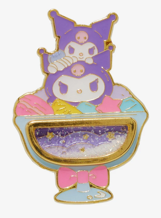 Hot Topic Loungefly My Melody & Kuromi Cupid Glitter Enamel