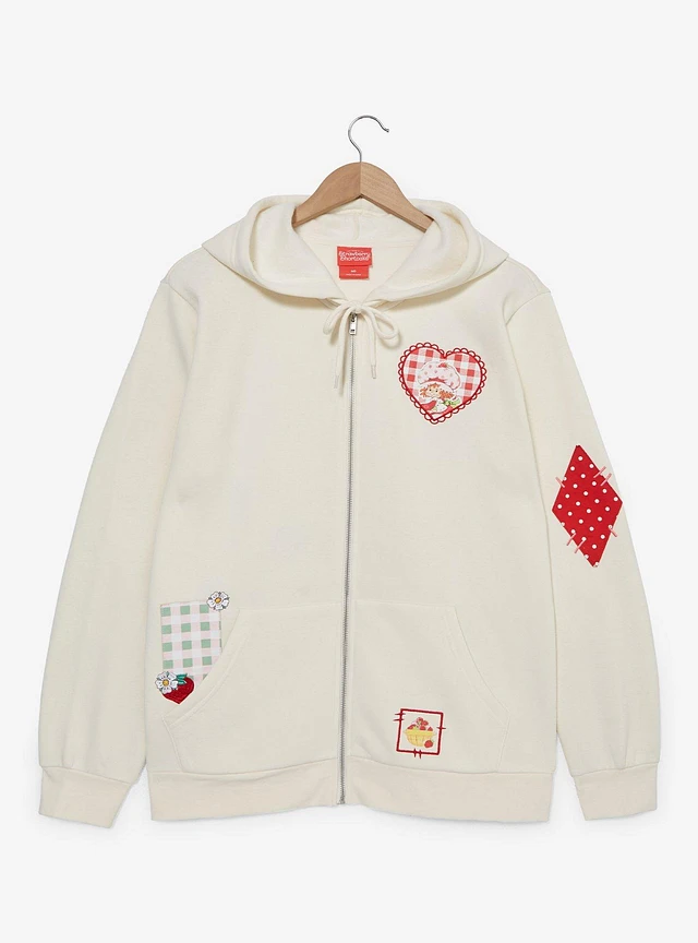 Strawberry Shortcake Patchwork Zip Hoodie — BoxLunch