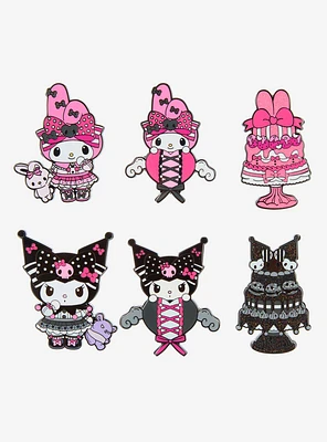 Hot Topic Loungefly My Melody & Kuromi Cupid Glitter Enamel