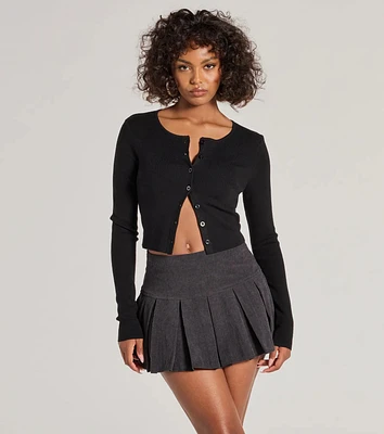 【Anyone more】Direc corduroy pleated mini skirt 1731317650000-27K24W.jpg