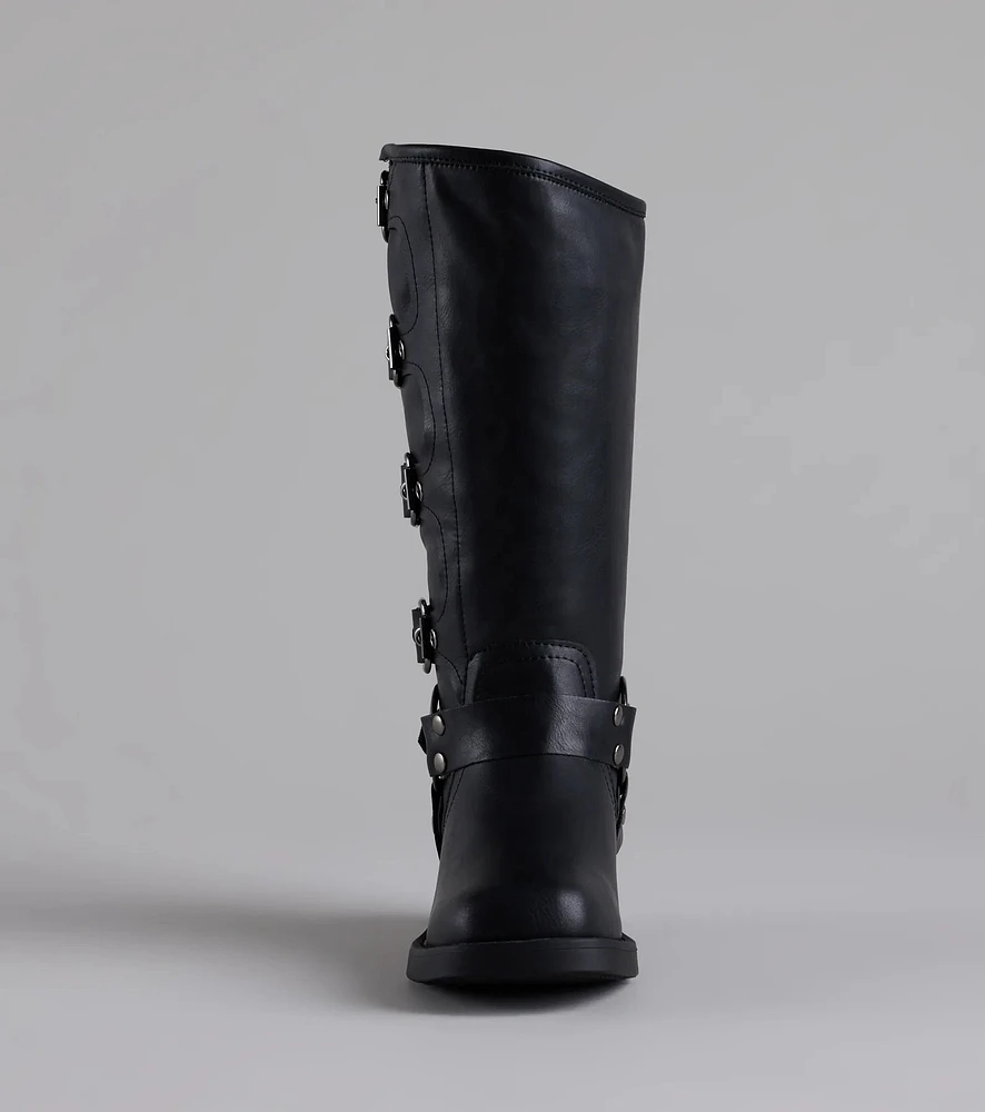 Bough出品 Windsor Totally Edgy Buckled Square Toe Boots at Hamilton
