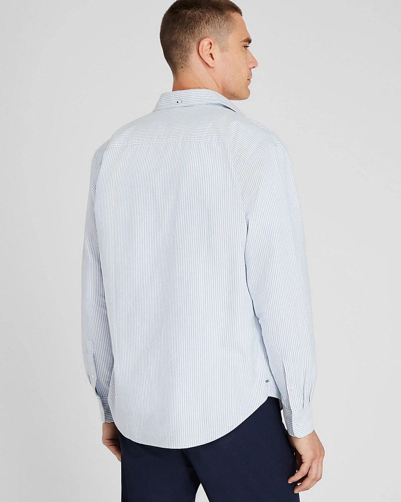 トップス 23SS Striped Crest Oxford Shirt S CLUB MONACO Striped Crest Oxford Shirt | Square One
