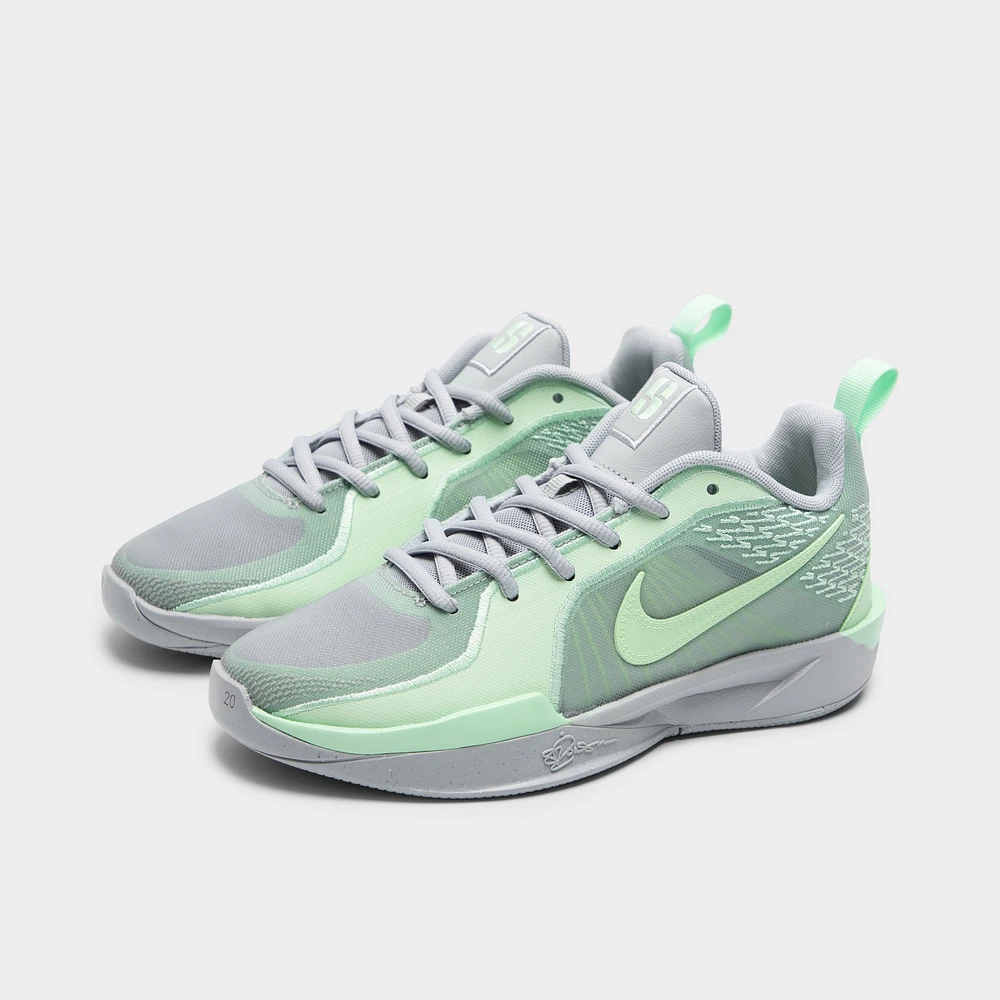 Nike Sabrina 2 GS Light Smoke Grey / Vapor Green - Medium