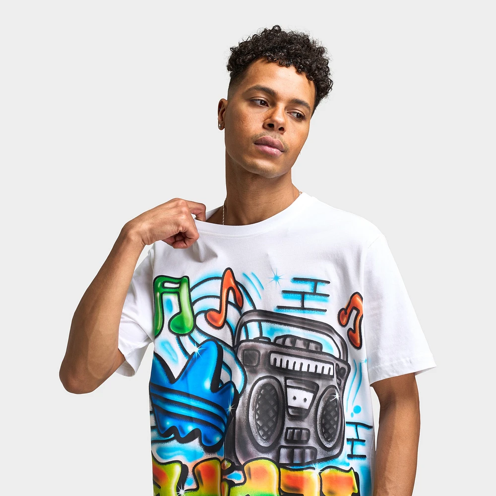 Adidas Q12 TS Street Airbrush T-Shirt / White | Square One