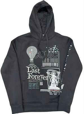 Highly Undrtd 'Clique Over Everyone' Embroidered Hoodie