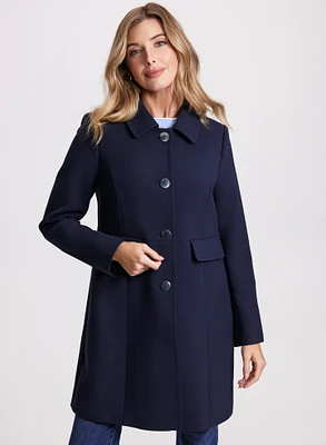 Zara REMOVABLE COLLAR COAT | Square One