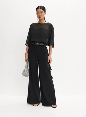 Zara MATCHING WIDE JUMPSUIT | Square One