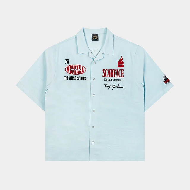 GODFATHER X SP SP x The Godfather Don Button Up Mens Short