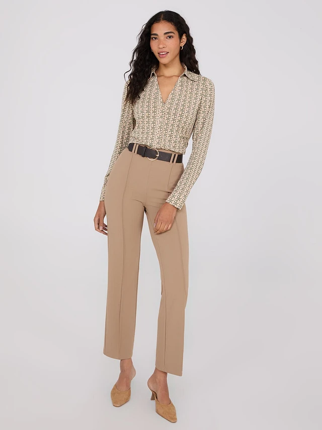【oan】Button Pintuck Cotton Pants Pintuck Cotton Trousers – Estudio Niksen