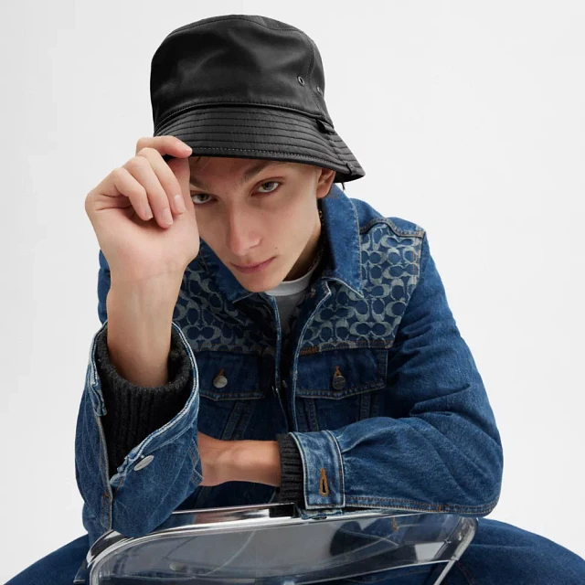 帽子 COOTIE Leather Bucket Hat COOTIE / Leather Bucket Hat