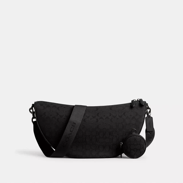 COACH® Curve Zip Bag Signature Jacquard | Beverly Center